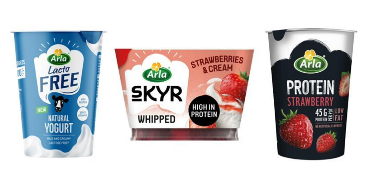 Arla expands yogurt range with three new launches