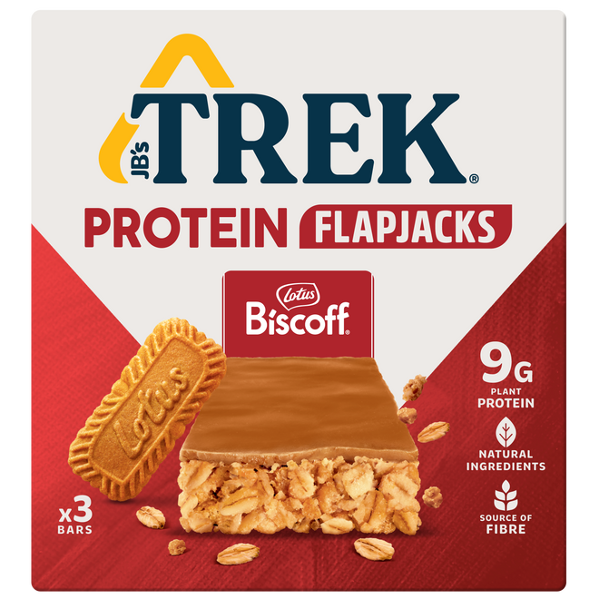 TREK unveils new Biscoff Protein Flapjack