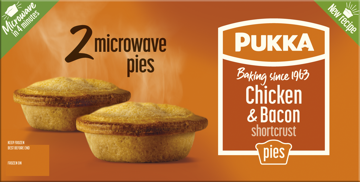 Pukka adds two new twin-packs to frozen microwave range