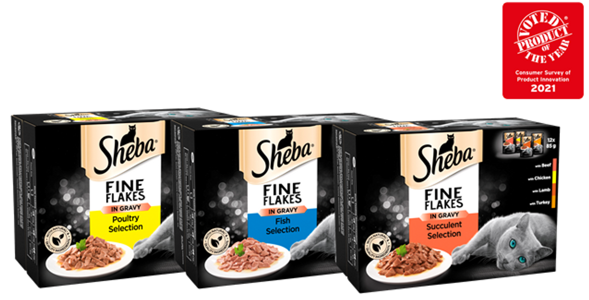 Sheba Fine Flakes in Gravy boasts strong first year