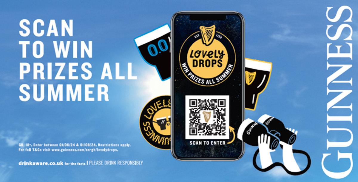 Supercharge your summer sales with Guinness Lovely Drops