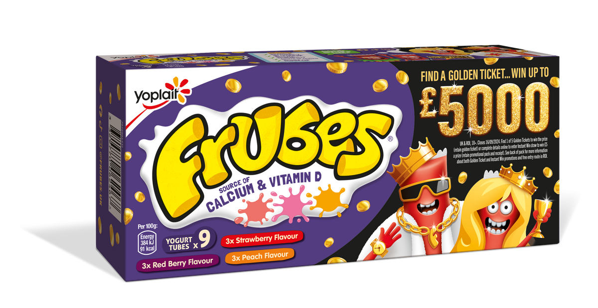 Frubes unveils ‘Golden Ticket’ on-pack promo for back-to-school