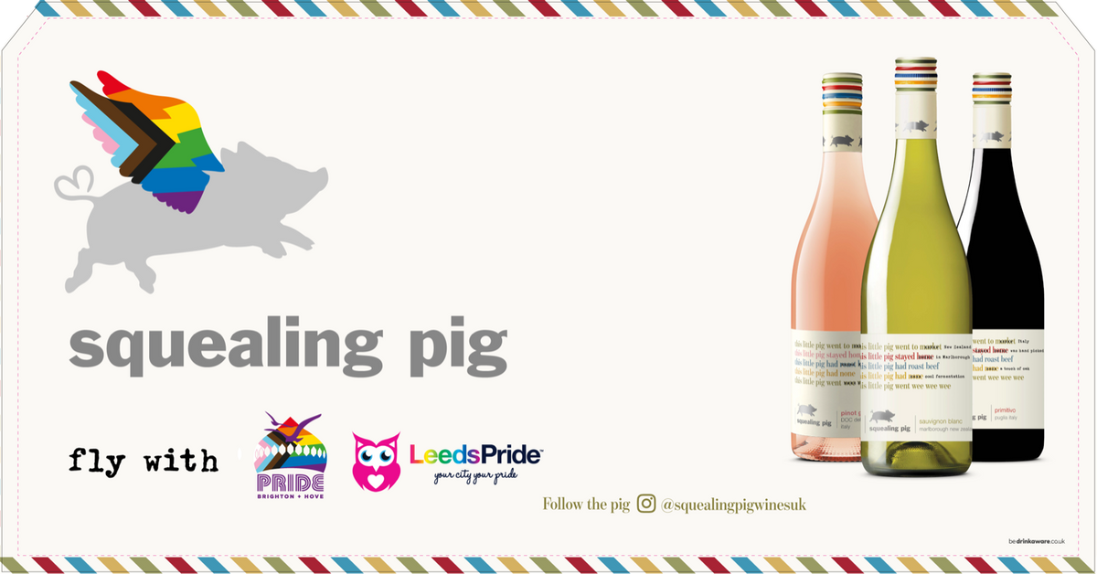 Squealing Pig to ‘fly with Pride’ in new summer campaign