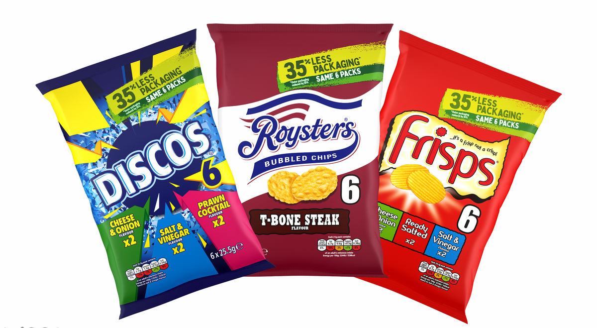 KP Snacks uses ‘flow wrap’ to reduce plastic, maximise shelf space