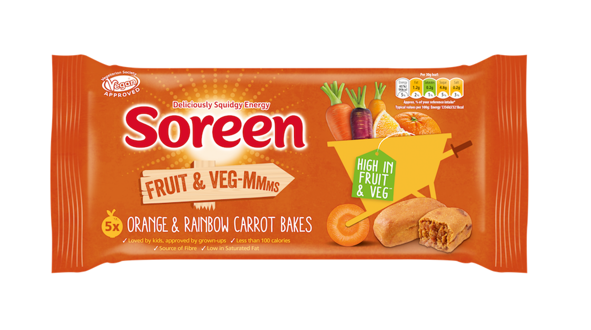 Soreen launches new Fruit & Veg-Mmms range for kids