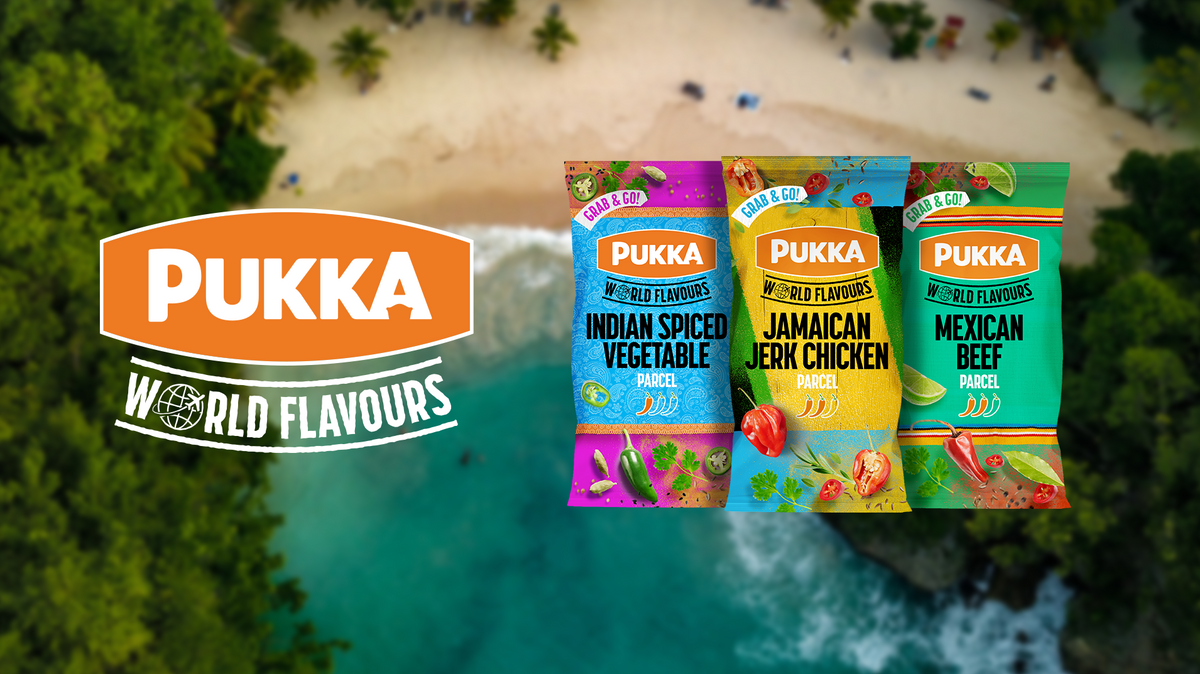 Pukka revolutionises savoury pastries with World Flavours parcels