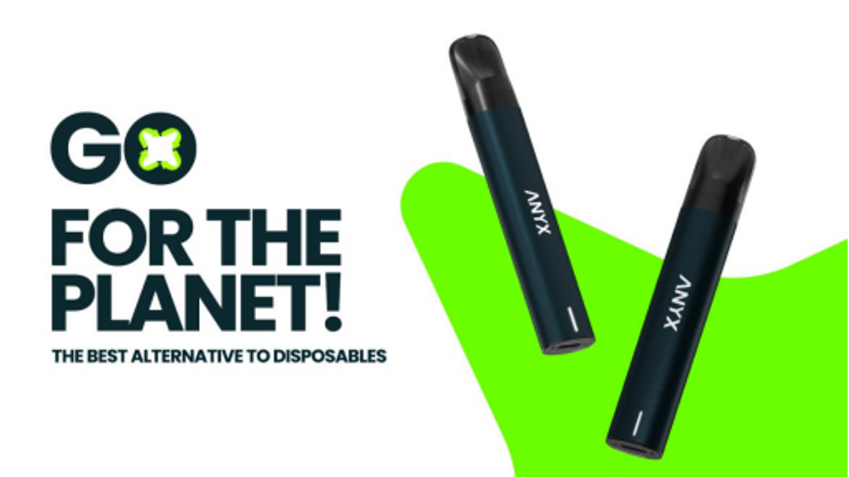 Anyx unveils 'sustainable' vape Anyx GO