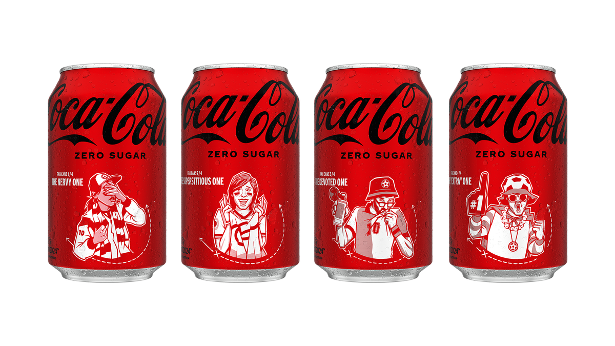 New Coca-Cola Zero sugar on-pack promotion kicks off ahead of EURO 2024