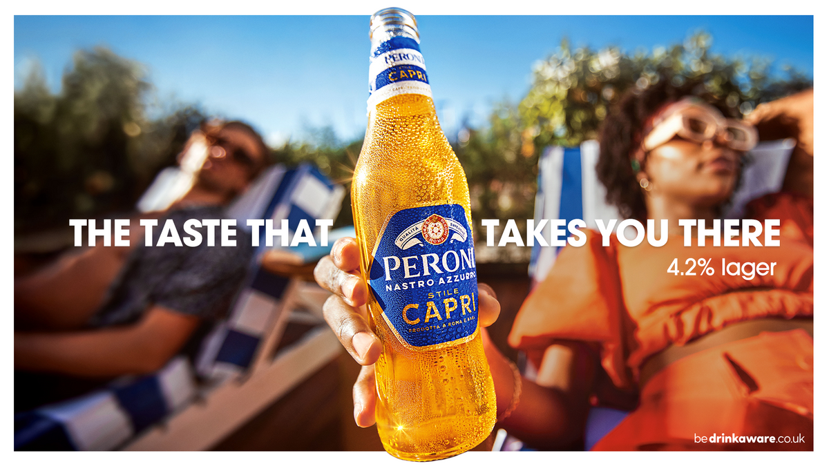 Peroni Nastro Azzurro: Stile Capri sales growth and summer activations