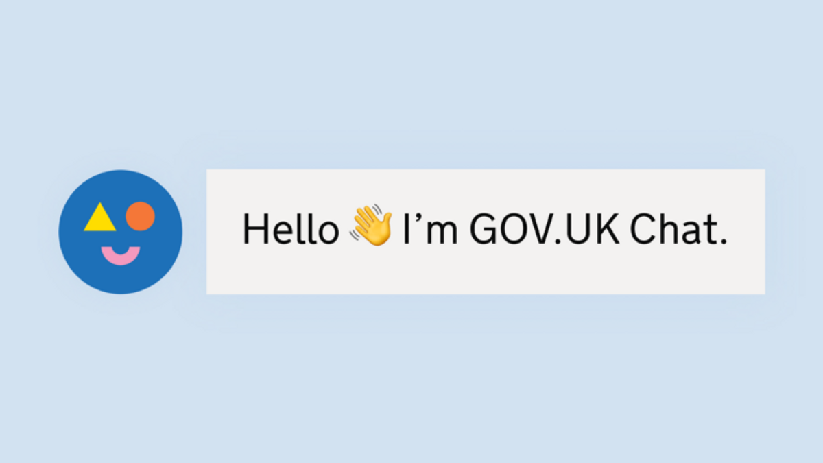 Government starts trialling AI chatbot on GOV.UK with business users