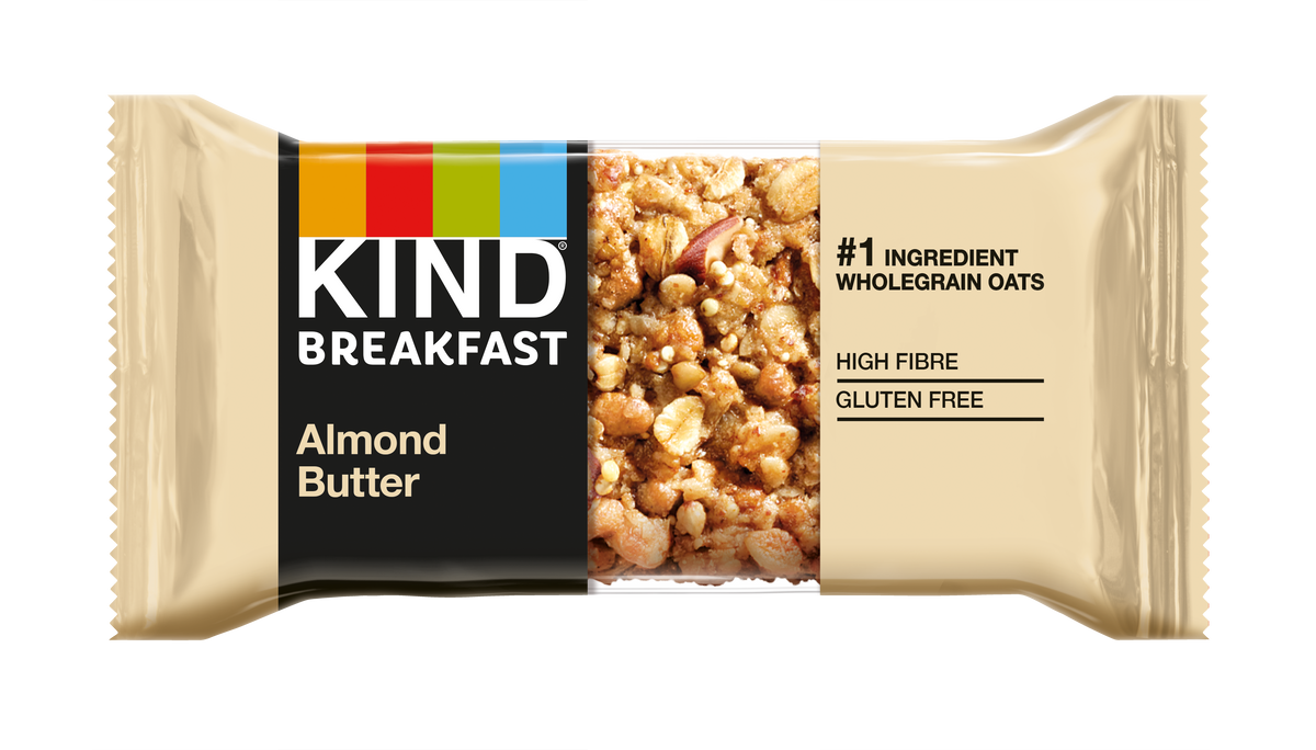 KIND broadens breakfast with Almond Butter bar