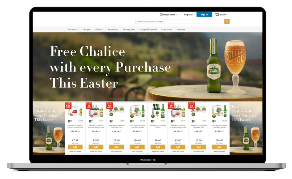 Free Stella Artois Unfiltered chalice this Easter with off-trade purchases