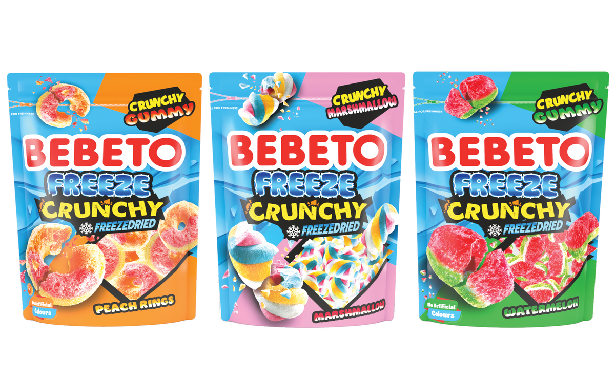 Bebeto launches Tik Tok-inspired freeze-dried sweets  