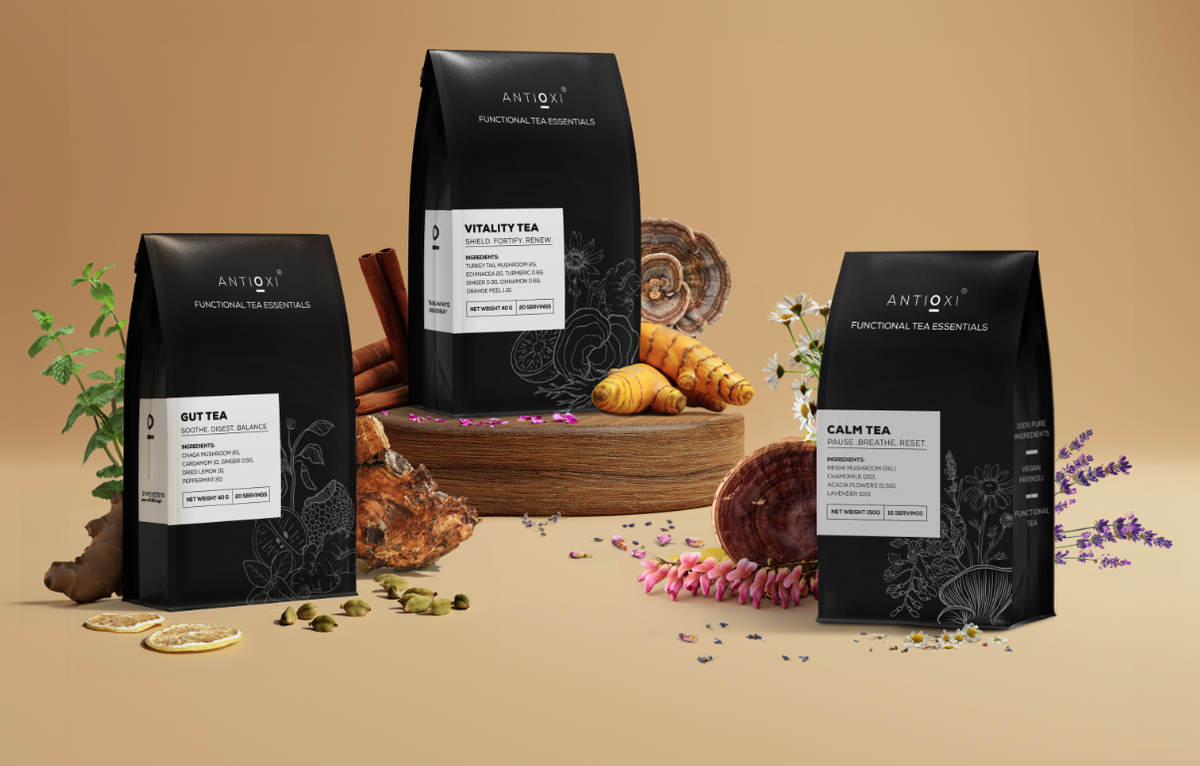 Mushroom specialists Antioxi launches first-ever shroom tea range