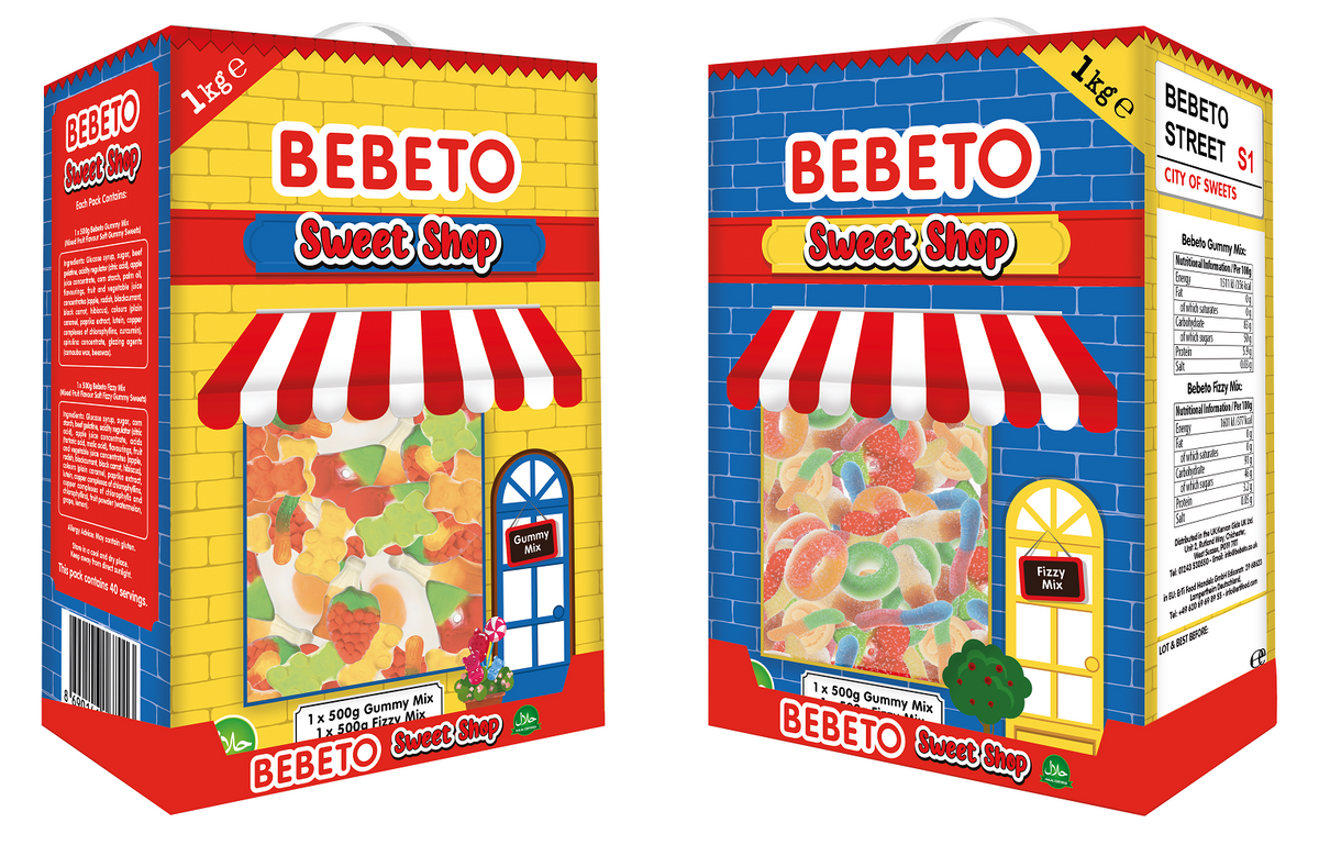 Bebeto enters Xmas confectionery market with 1KG 'Bebeto Sweet Shop'