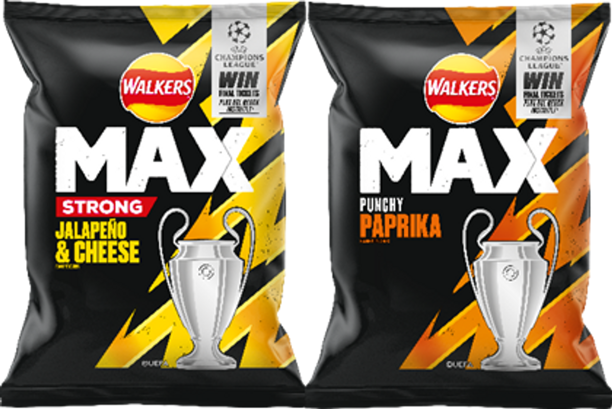 PepsiCo offers chance to win tickets to UEFA Champions league finals in Walkers MAX on-pack promotion