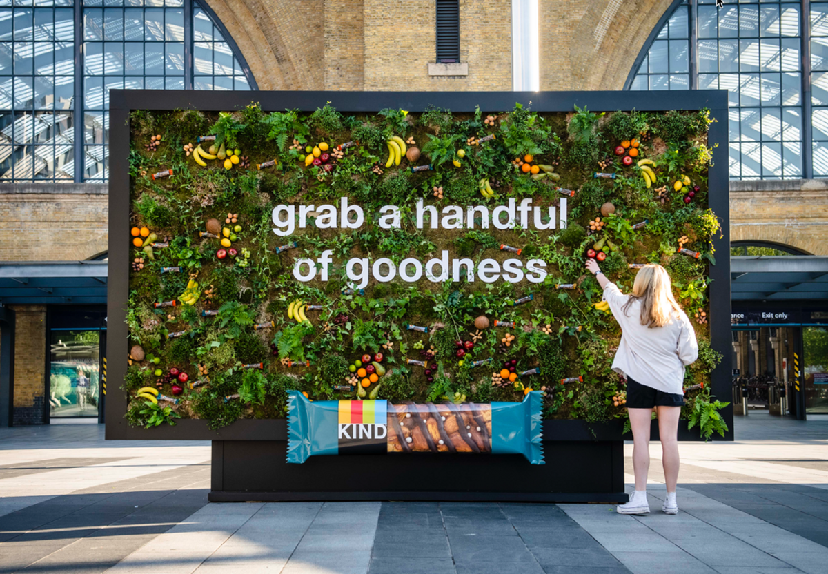 KIND launches Grab & Go billboard in London