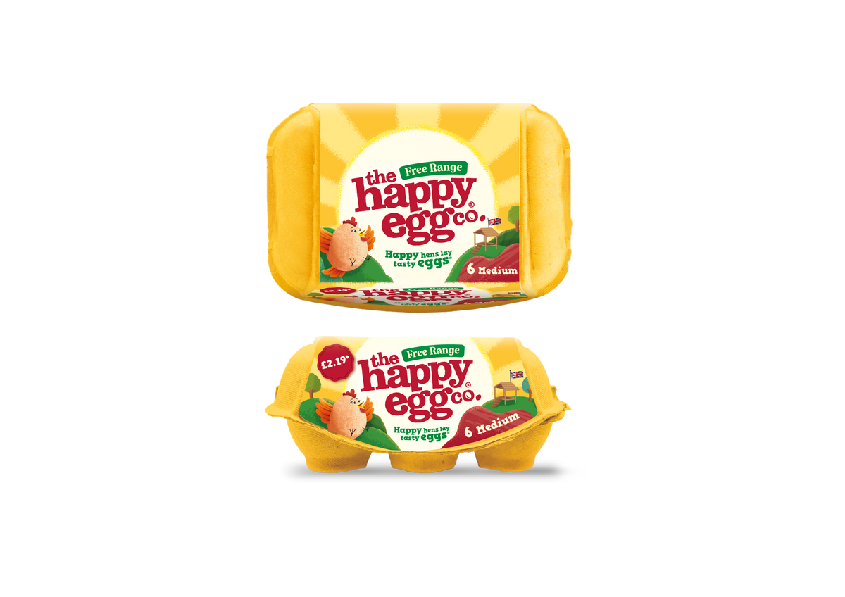 Noble Foods unveils new design for happy egg co. brand