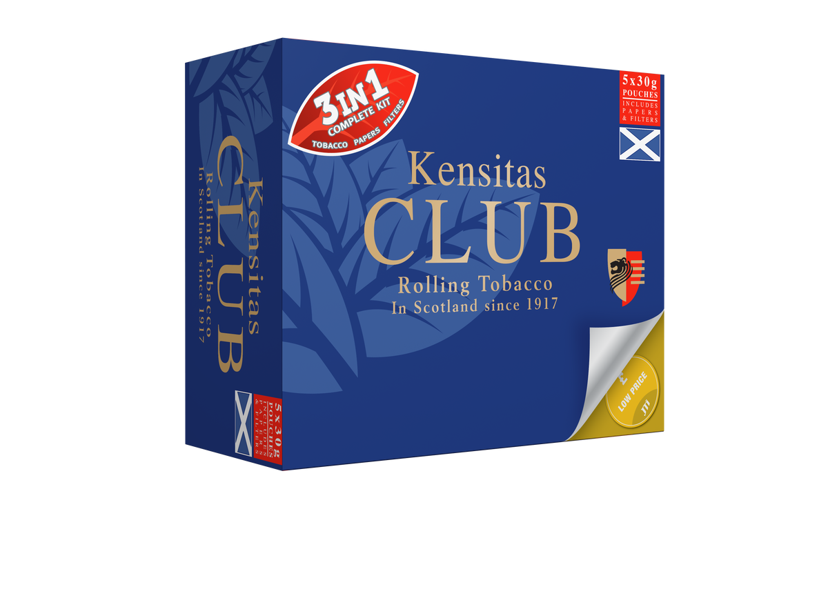 Lower RRP for Kensitas Club Rolling Tobacco range