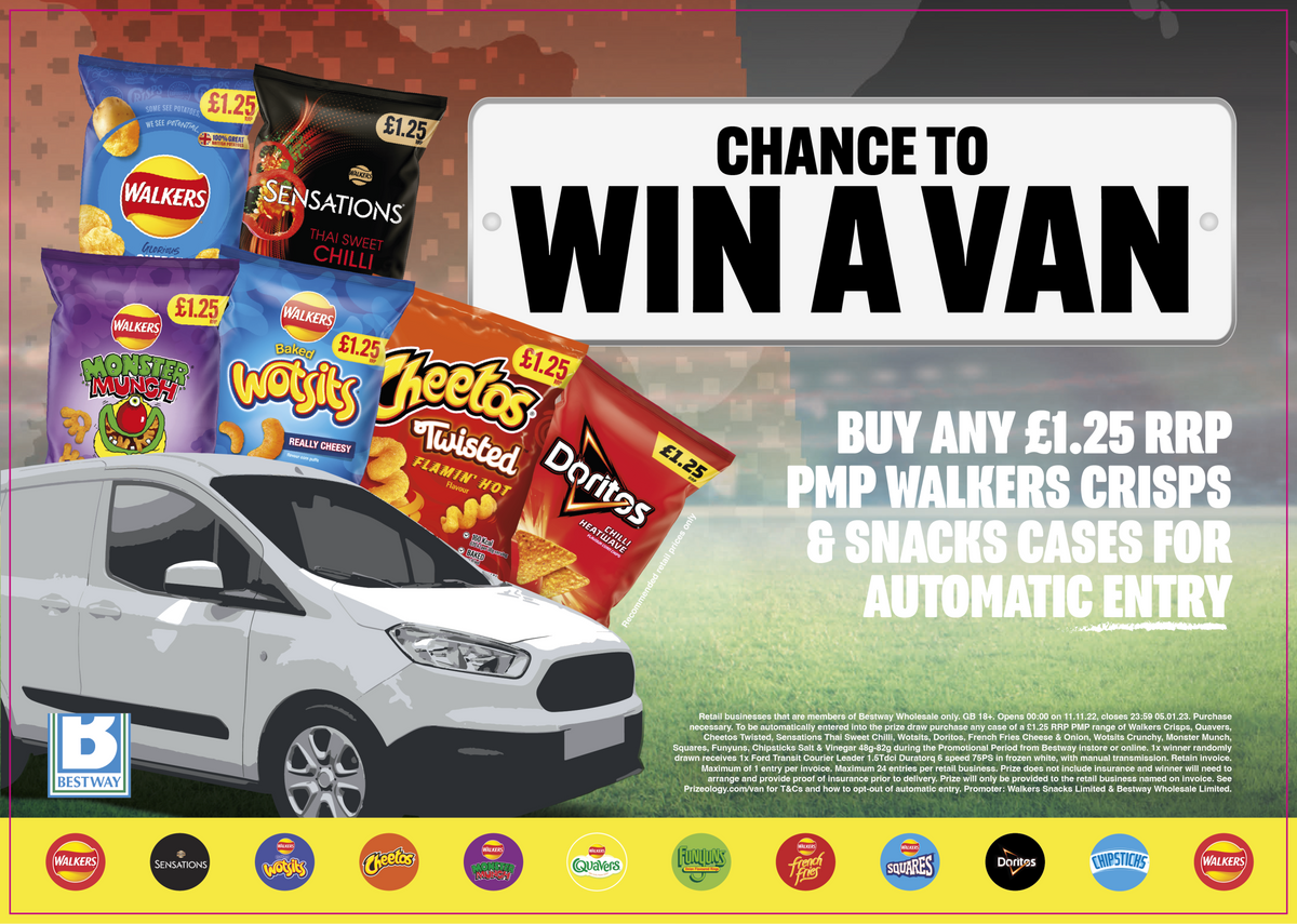 Win a Van – PepsiCo partners with Bestway to give back to retailers