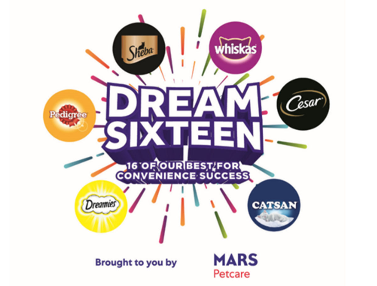 Mars Petcare unleashes 'Dream Sixteen’ must stocks for convenience