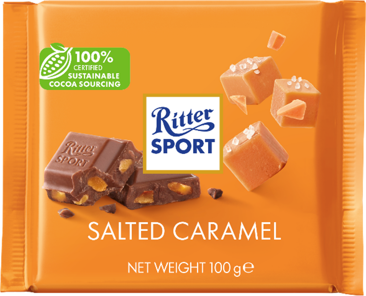 Ritter Sport launches new Salted Caramel and Orange bars