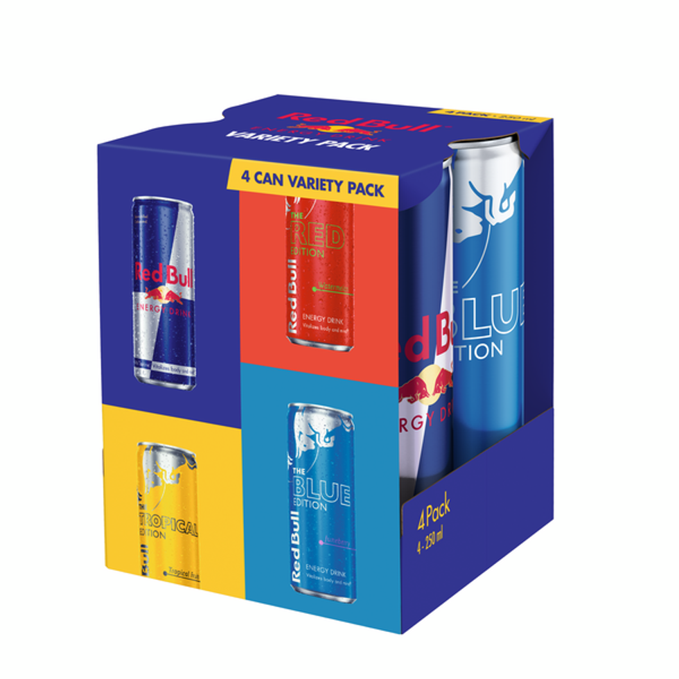 Red Bull launches new variety multipack in impulse channel