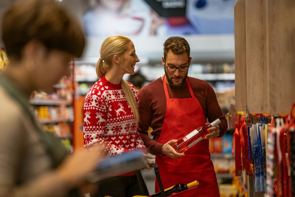 Festive food, fizz top shopping list as Brits cut down on gifts, eating out