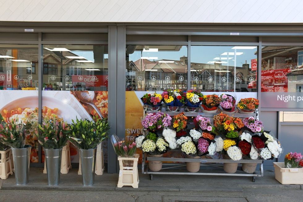 Ilford forecourt prepares for mega Mother's Day flower sales