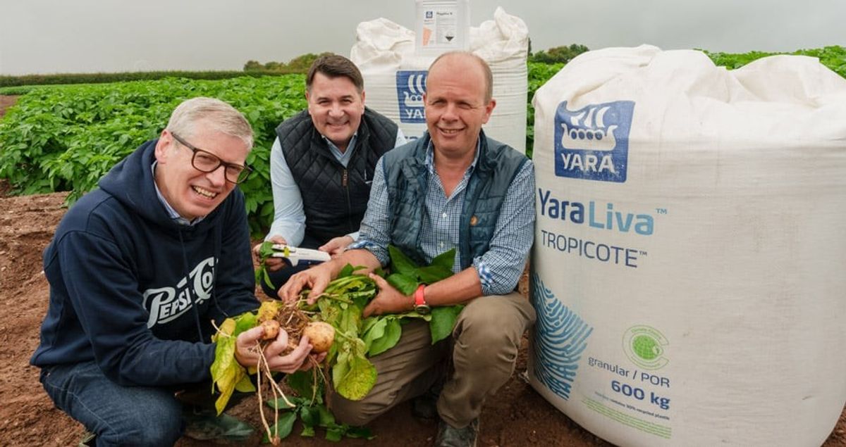 PepsiCo partners fertiliser firm Yara to decarbonise crop production in Europe