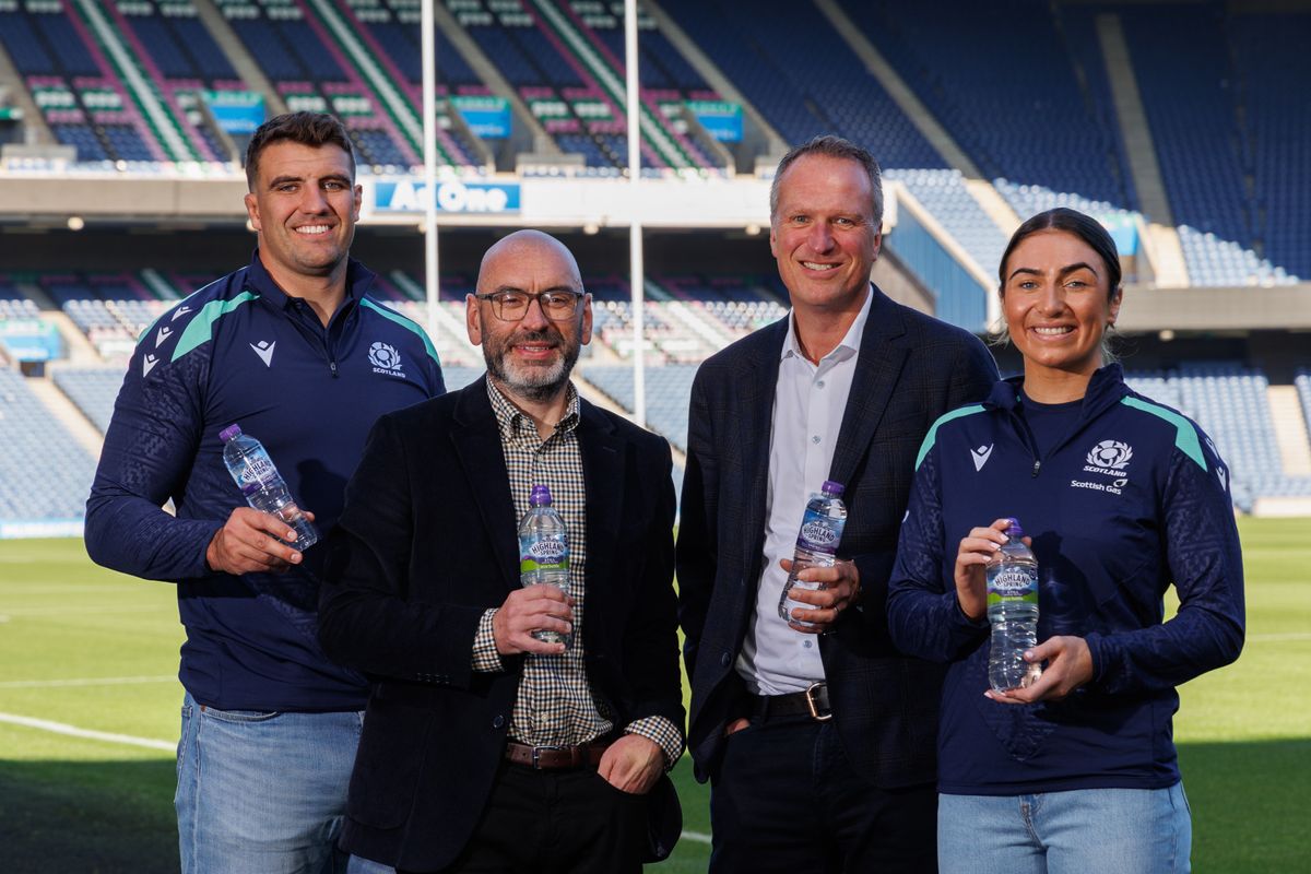 Highland Spring new official water supplier to Scottish Rugby