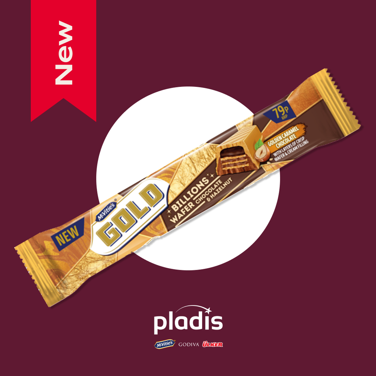 McVitie's Gold Billions Chocolate & Hazelnut