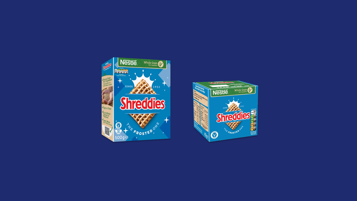 Nestlé Frosted Shreddies cereal box affected by the UK product recall