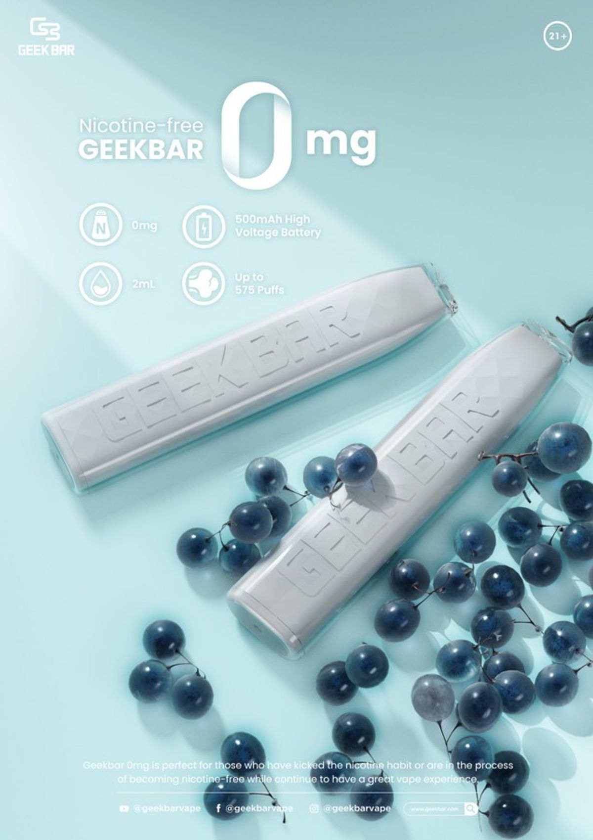 Geek Bar launches zero nicotine vapes