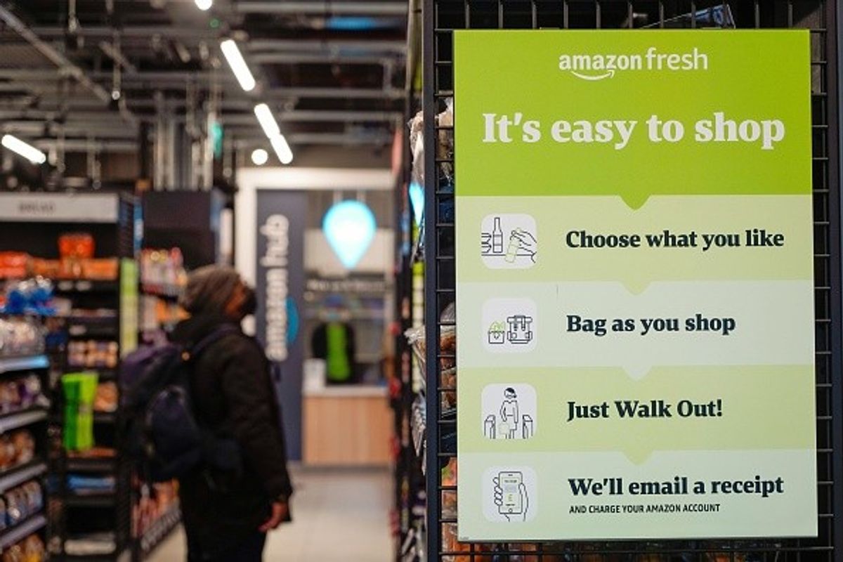 Amazon Fresh: London's sixth till-free store opens in Dalston