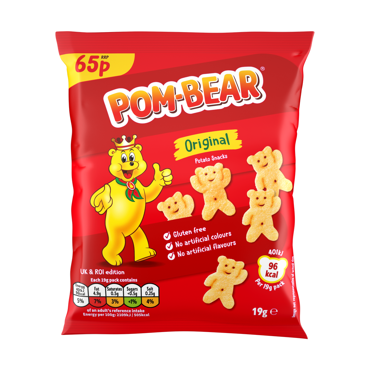 Pom-Bear TV ad featuring a father and daughter enjoying snacks