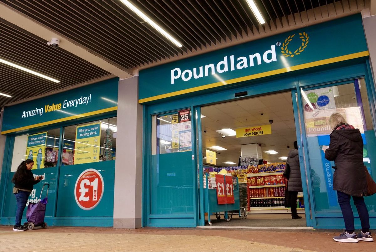 Poundland shop in London