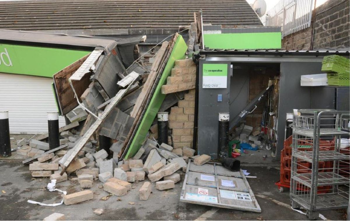 Two men sent to jail for explosion robberies at cash machines  