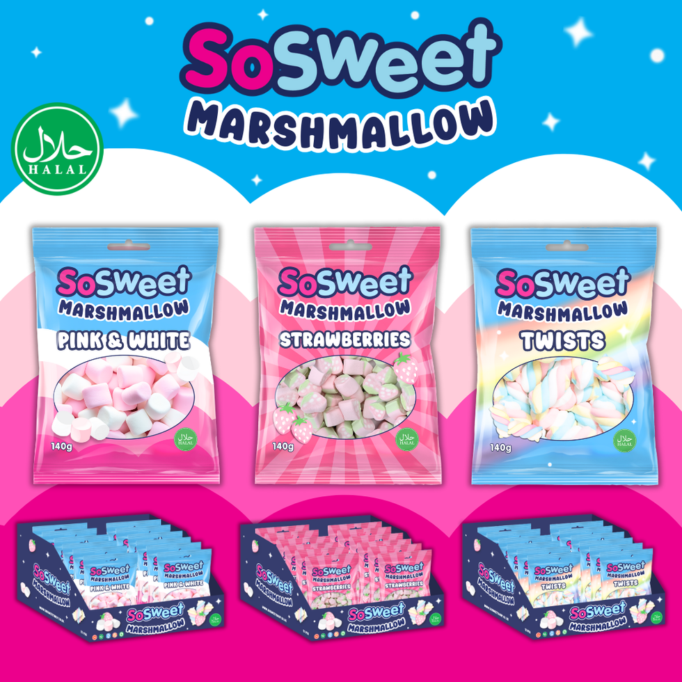 SoSweet Marshmallows u2013 Halal, Gluten-Free, Retail-Ready