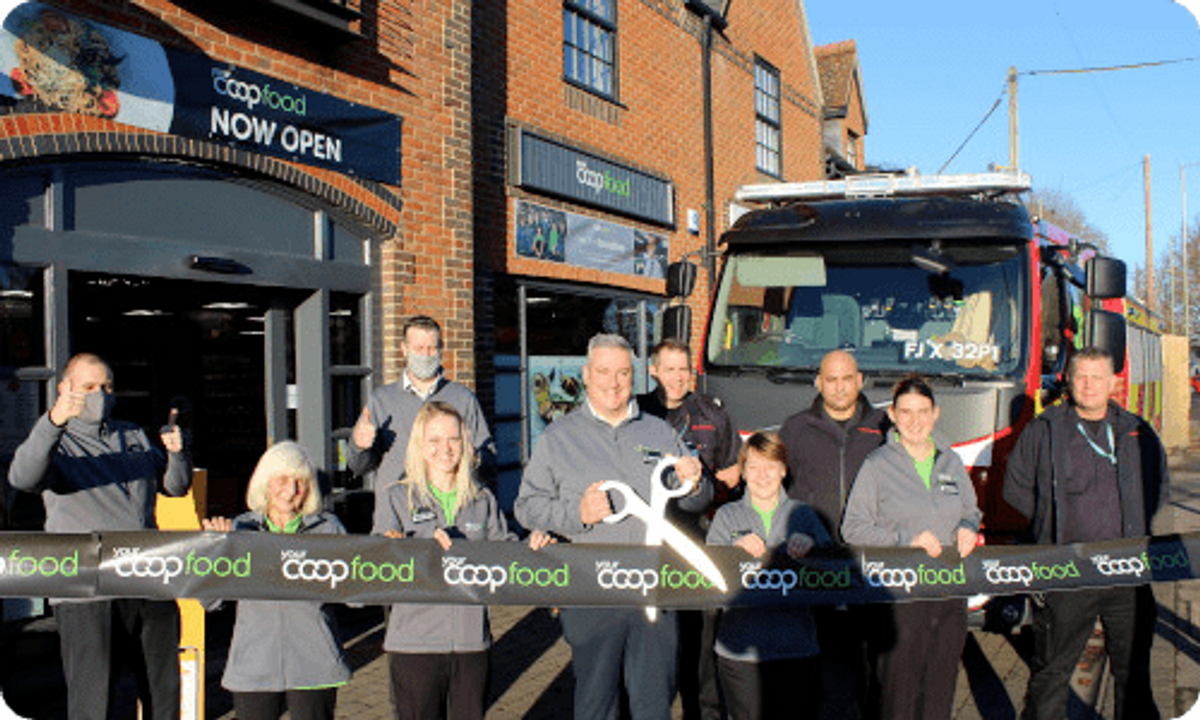 Steventon Co-op store reopens