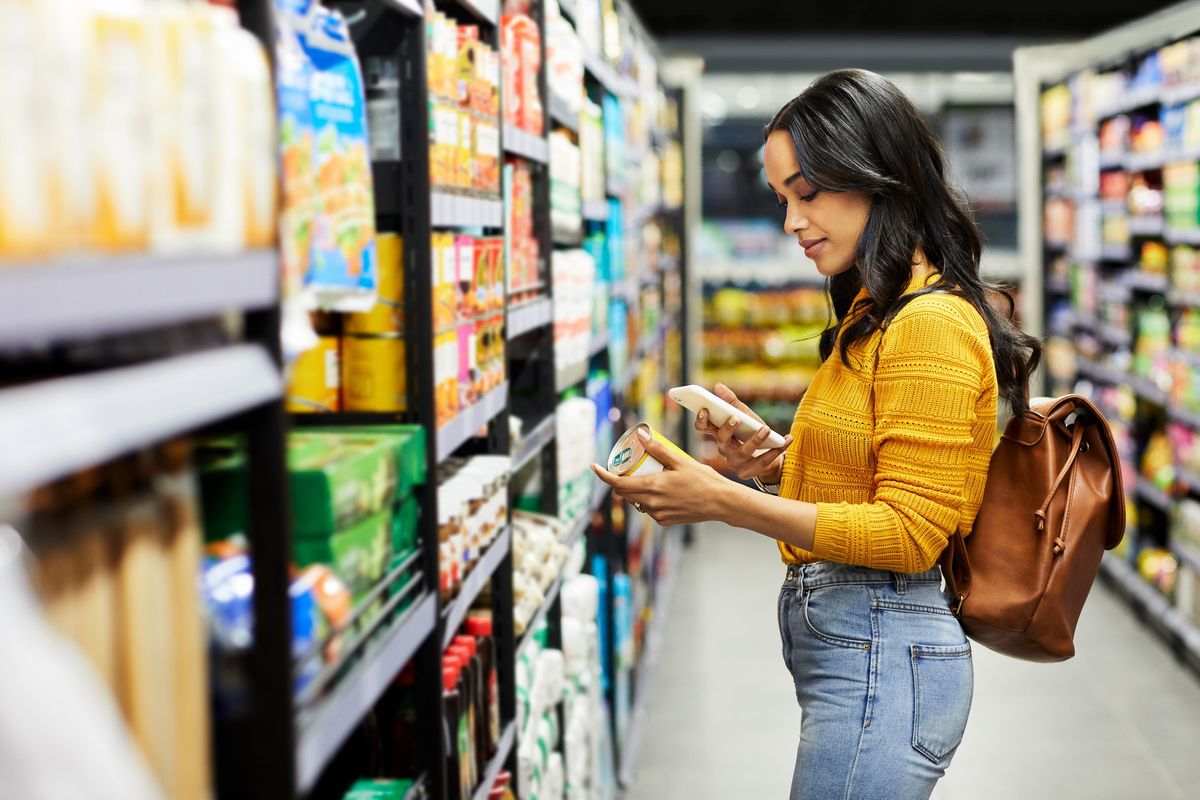 supermarket aisle