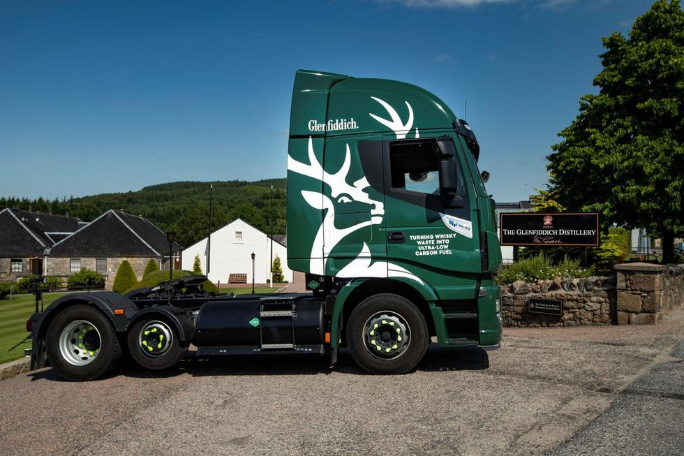 Whisky waste powers Scottish trucks