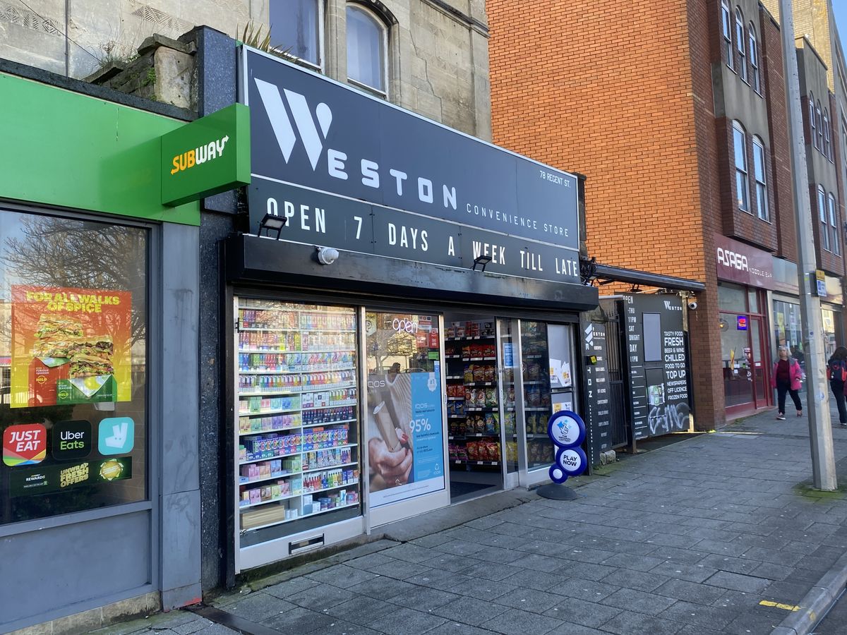 Weston Convenience Store in Weston-super-Mare