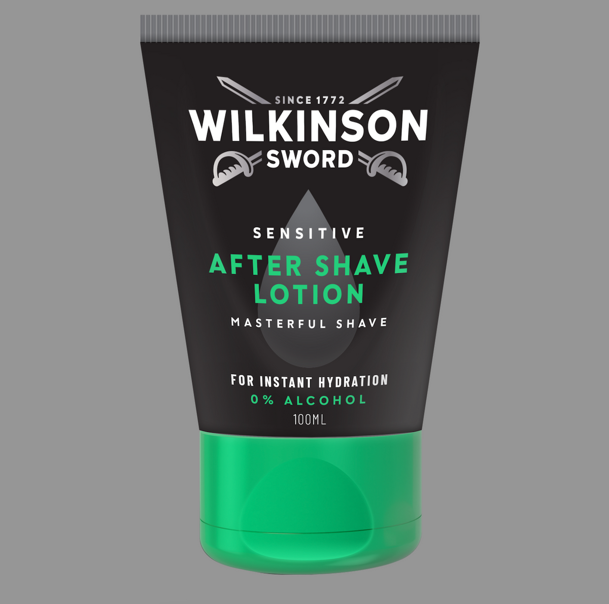 Wilkinson Sword’s new 2025 grooming range with shave foam and gel in green and black packaging