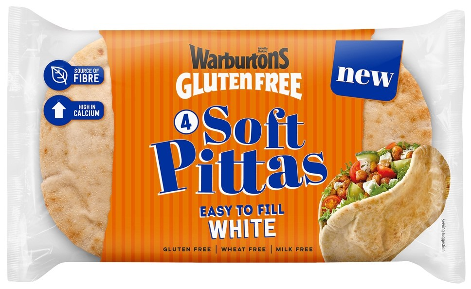 Warburtons launches Gluten Free Soft Pittas - Asian Trader - Business ...